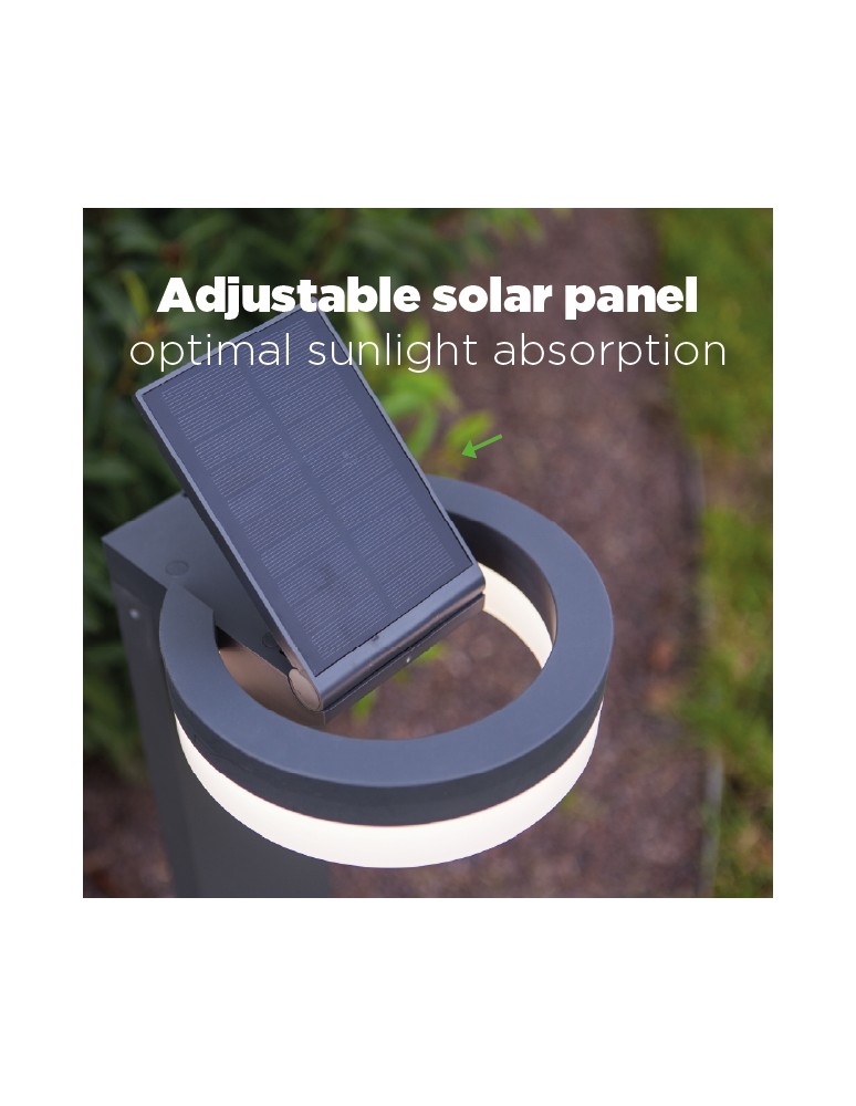 Lutec Zewnętrzna Solarna RUNDA SOLAR 6915802118 Lutec Zewnętrzna Solarna RUNDA SOLAR 6915802118