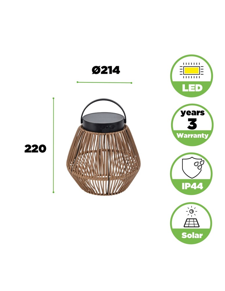 Lutec Zewnętrzna Solarna COPPA SOLAR 6933708330