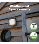 Lampy solarne - Lutec CURTIS - CZUJNIK RUCHU Ścienna LED szary 6934601118 - produkt 9