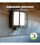 Lampy solarne - Lutec CURTIS - CZUJNIK RUCHU Ścienna LED szary 6934601118 - produkt 10