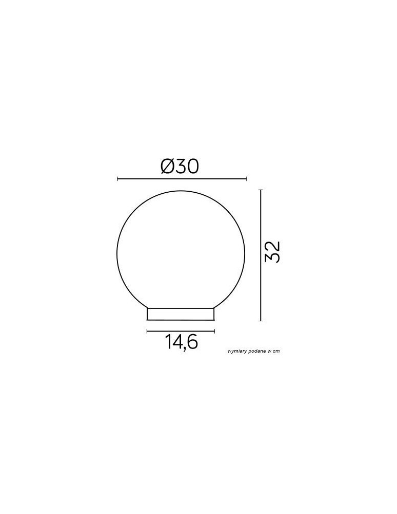 SU-MA Alekule E27 1x100W IP44 G300ZOP