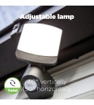 Lampy zewnętrzne z czujnikiem ruchu - Lutec SUNSHINE - CZUJNIK RUCHU Ścienna LED Szary 7625701345 - produkt 12