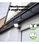 Lampy zewnętrzne z czujnikiem ruchu - Lutec SUNSHINE - CZUJNIK RUCHU Ścienna LED Szary 7625701345 - produkt 13