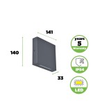 Lutec Zewnętrzna Ścienna PILI 5102601125 Lutec Zewnętrzna Ścienna PILI 5102601125
