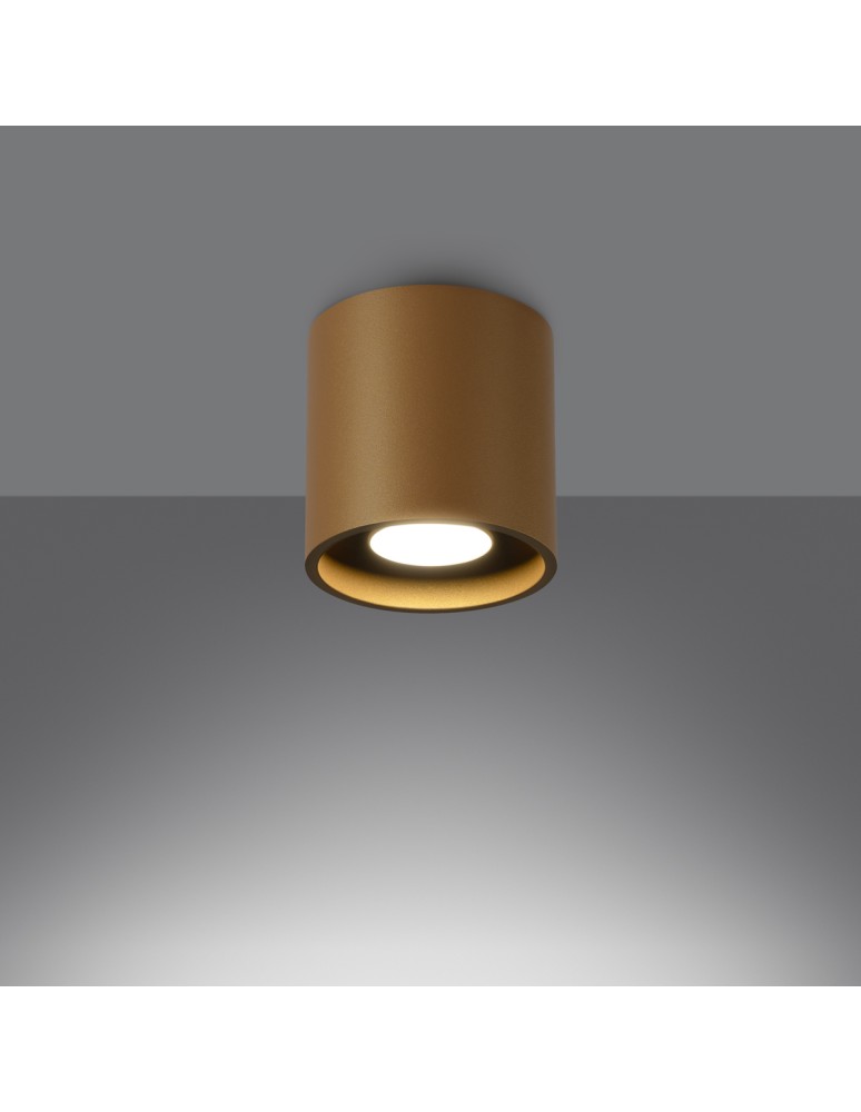 Sollux Plafon ORBIS 1 złoty SL.1180
