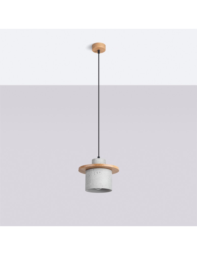 Sollux Lampa wisząca MAB beton SL.1363 Sollux Lampa wisząca MAB beton SL.1363