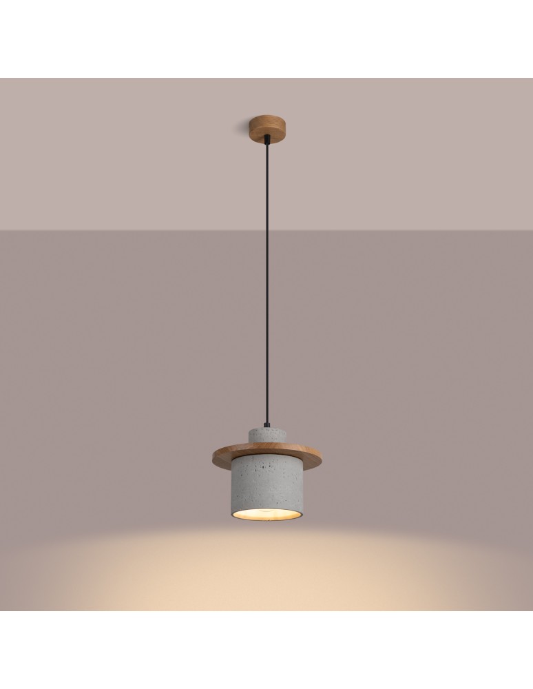 Sollux Lampa wisząca MAB beton SL.1363 Sollux Lampa wisząca MAB beton SL.1363