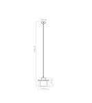 Sollux Lampa wisząca MAB beton SL.1363 Sollux Lampa wisząca MAB beton SL.1363