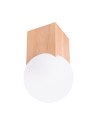 Sollux Plafon SOLIS naturalne drewno SL.1407