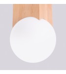 Lampy sufitowe kule - Sollux Plafon SOLIS naturalne drewno SL.1407 - product 8