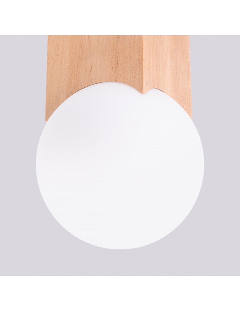 Sollux Plafon SOLIS naturalne drewno SL.1407