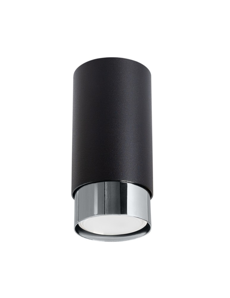 Sollux Plafon NERO 12,5 czarny/chrom SL.1408