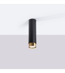Oprawy sufitowe czarne - Sollux Plafon NERO 22,5 czarny/złoty SL.1411 - product 2