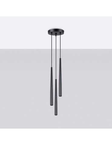 Sollux Lampa wisząca BLISS 3P czarna SL.1463 - produkt 2
