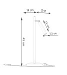 Sollux Lampa biurkowa PASTELO biała SL.1468 Sollux Lampa biurkowa PASTELO biała SL.1468