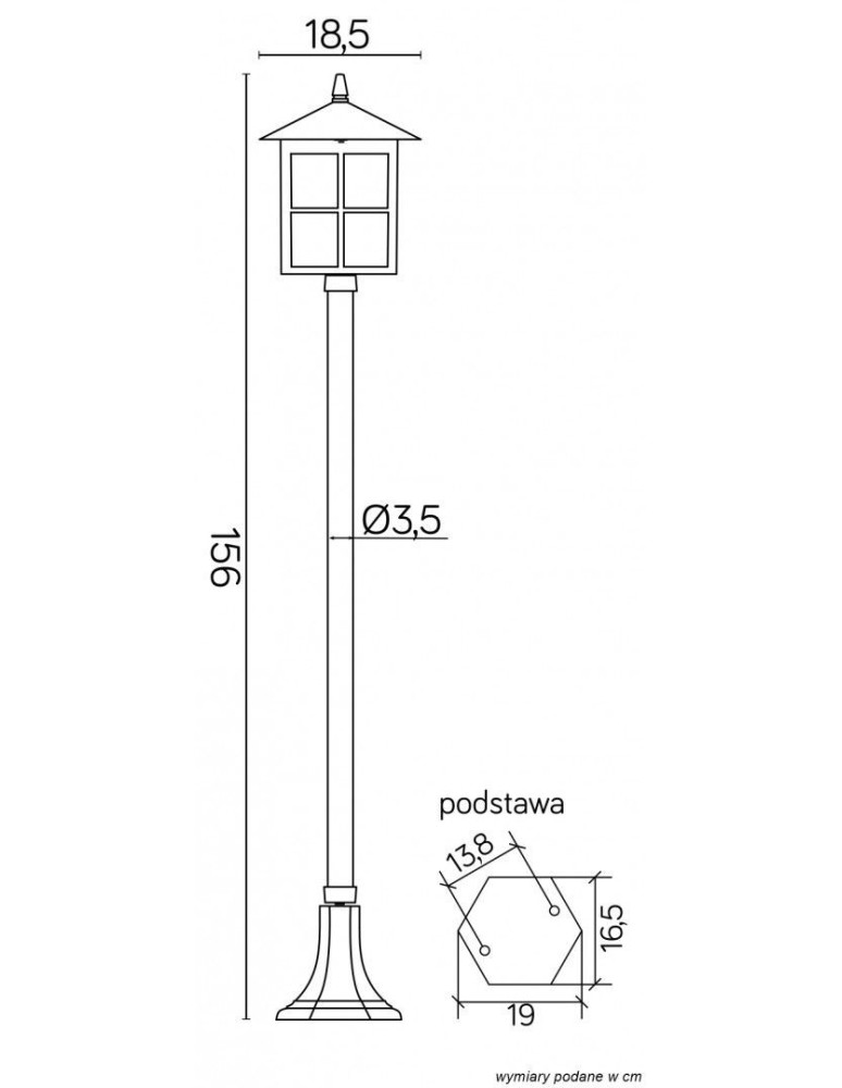 SU-MA Wenecja 156 cm K 5002/1 KW Stojąca