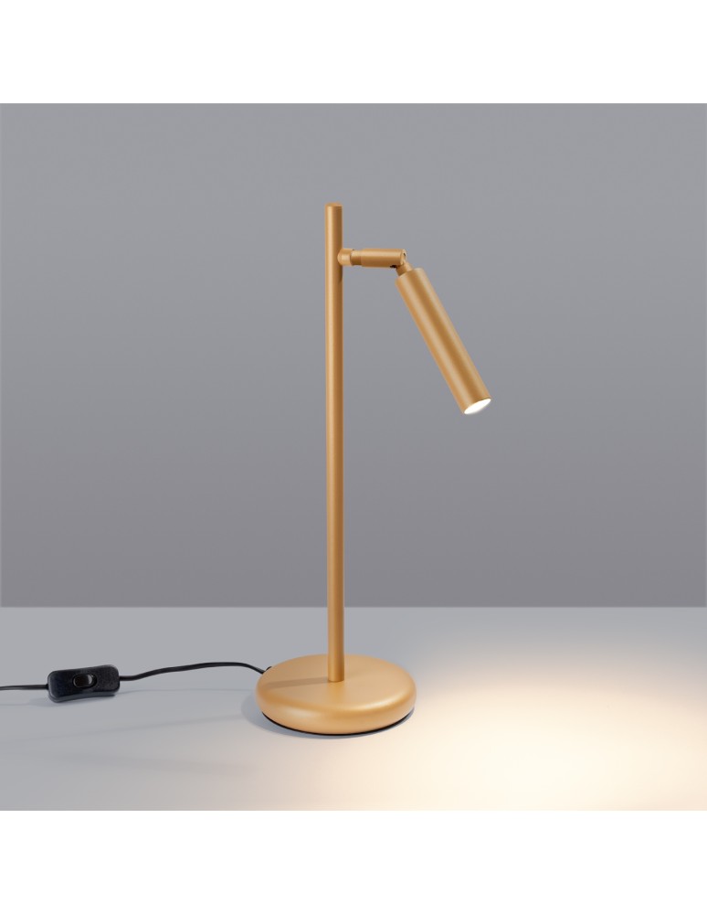 Sollux Lampa biurkowa PASTELO złota SL.1470 Sollux Lampa biurkowa PASTELO złota SL.1470