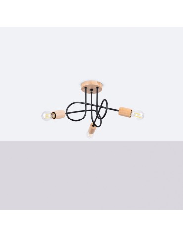 Sollux Żyrandol EMBER 3 czarny SL.1477 - product 2