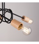 Sollux Żyrandol EMBER 5 czarny SL.1478 Sollux Żyrandol EMBER 5 czarny SL.1478