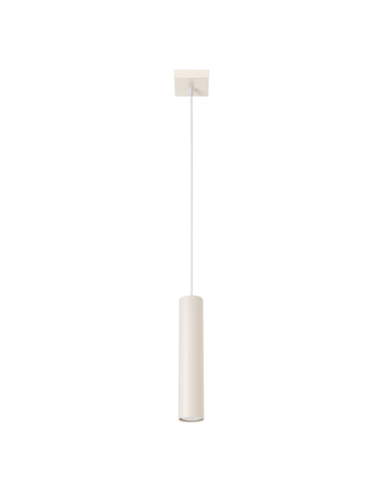 Sollux Lampa wisząca LAGOS 1 beżowa SL.1479 Sollux Lampa wisząca LAGOS 1 beżowa SL.1479