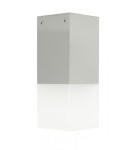 Lampy zewnętrzne sufitowe - SU-MA CUBE 1x20W E27 230V Srebrny CB-S AL Plafon - produkt 1