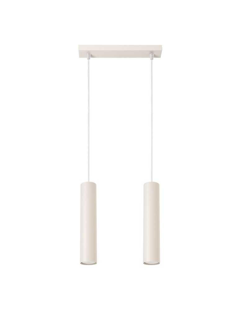 Sollux Lampa wisząca LAGOS 2 beżowa SL.1480 Sollux Lampa wisząca LAGOS 2 beżowa SL.1480