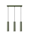 Sollux Lampa wisząca LAGOS 3L zielona oliwka SL.1486