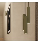 Sollux Lampa wisząca LAGOS 3L zielona oliwka SL.1486 Sollux Lampa wisząca LAGOS 3L zielona oliwka SL.1486