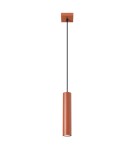Sollux Lampa wisząca LAGOS 1 ochra czerwona SL.1489 Sollux Lampa wisząca LAGOS 1 ochra czerwona SL.1489