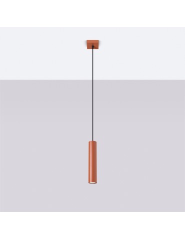 Sollux Lampa wisząca LAGOS 1 ochra czerwona SL.1489 - produkt 2