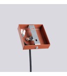 Sollux Lampa wisząca LAGOS 1 ochra czerwona SL.1489 Sollux Lampa wisząca LAGOS 1 ochra czerwona SL.1489