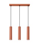 Sollux Lampa wisząca LAGOS 3L ochra czerwona SL.1491 Sollux Lampa wisząca LAGOS 3L ochra czerwona SL.1491