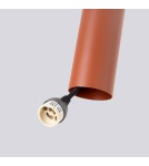 Sollux Lampa wisząca LAGOS 3L ochra czerwona SL.1491 Sollux Lampa wisząca LAGOS 3L ochra czerwona SL.1491