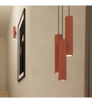 Sollux Lampa wisząca LAGOS 3L ochra czerwona SL.1491 Sollux Lampa wisząca LAGOS 3L ochra czerwona SL.1491