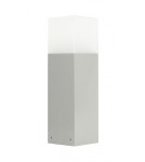 Lampy ogrodowe stojące - SU-MA CUBE 33cm 1x20W E27 230V Srebrny CB-330 AL Stojąca - product 1