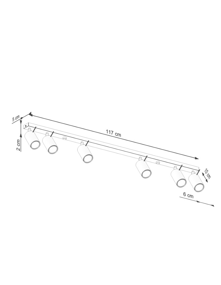 Sollux Plafon RING 6L zielony oliwkowy SL.1505 Sollux Plafon RING 6L zielony oliwkowy SL.1505