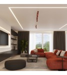 Lampy sufitowe regulowane - spoty - Sollux Plafon RING 3P ochra czerwona SL.1509 - product 10