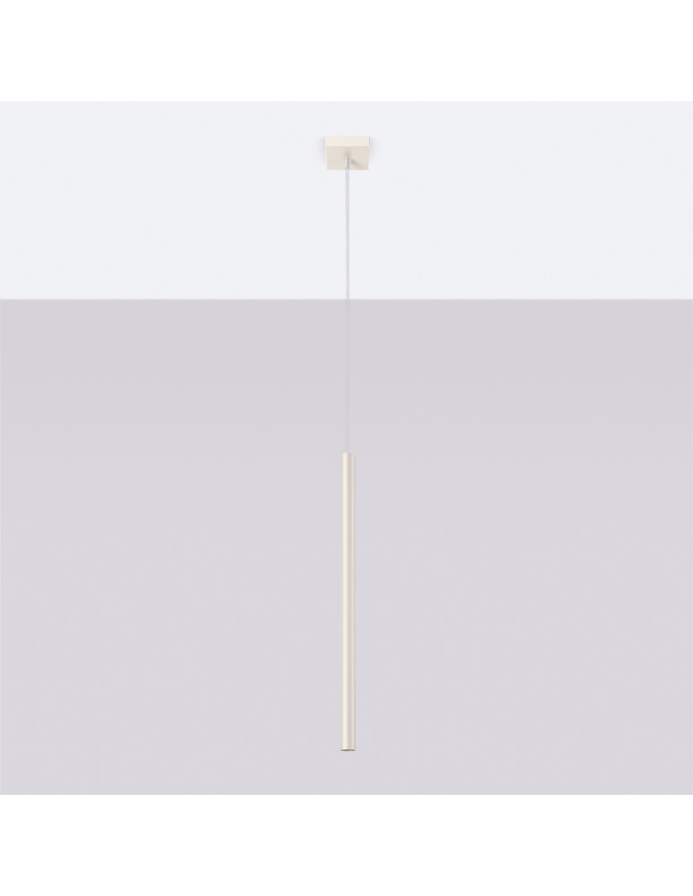 Sollux Lampa wisząca PASTELO 1 beżowa SL.1512 Sollux Lampa wisząca PASTELO 1 beżowa SL.1512