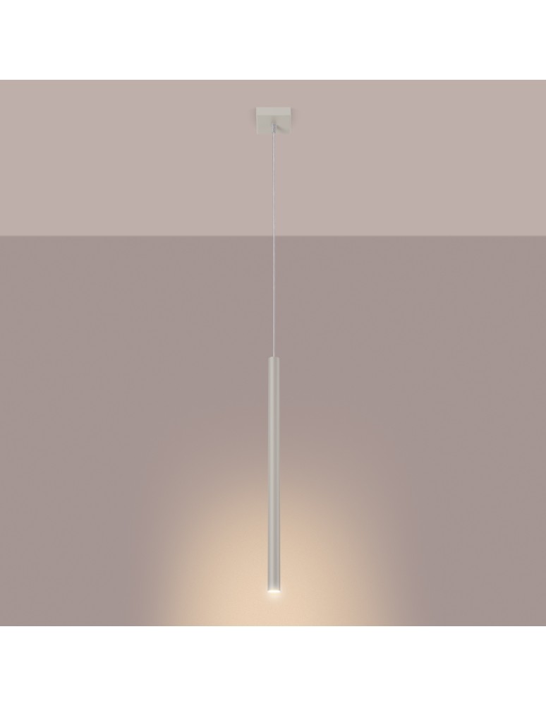 Sollux Lampa wisząca PASTELO 1 beżowa SL.1512 Sollux Lampa wisząca PASTELO 1 beżowa SL.1512