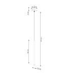 Sollux Lampa wisząca PASTELO 1 beżowa SL.1512 Sollux Lampa wisząca PASTELO 1 beżowa SL.1512