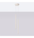Sollux Lampa wisząca PASTELO 2 beżowa SL.1513 Sollux Lampa wisząca PASTELO 2 beżowa SL.1513