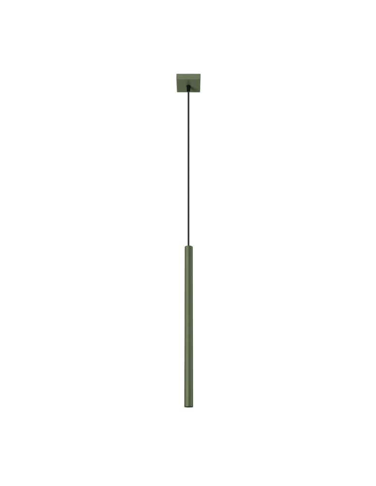 Sollux Lampa wisząca PASTELO 1 zielona oliwka SL.1518