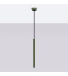 Sollux Lampa wisząca PASTELO 1 zielona oliwka SL.1518 Sollux Lampa wisząca PASTELO 1 zielona oliwka SL.1518