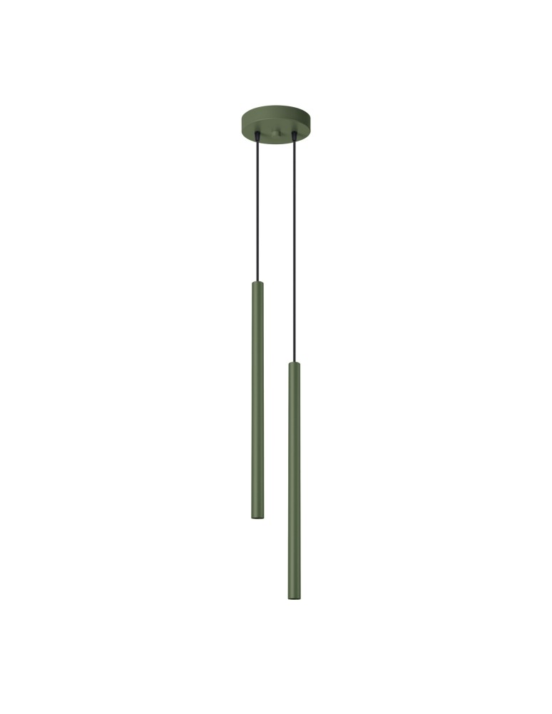 Sollux Lampa wisząca PASTELO 2 zielona oliwka SL.1519 Sollux Lampa wisząca PASTELO 2 zielona oliwka SL.1519
