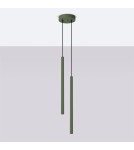 Sollux Lampa wisząca PASTELO 2 zielona oliwka SL.1519 Sollux Lampa wisząca PASTELO 2 zielona oliwka SL.1519