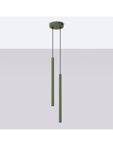 Sollux Lampa wisząca PASTELO 2 zielona oliwka SL.1519 - produkt 2