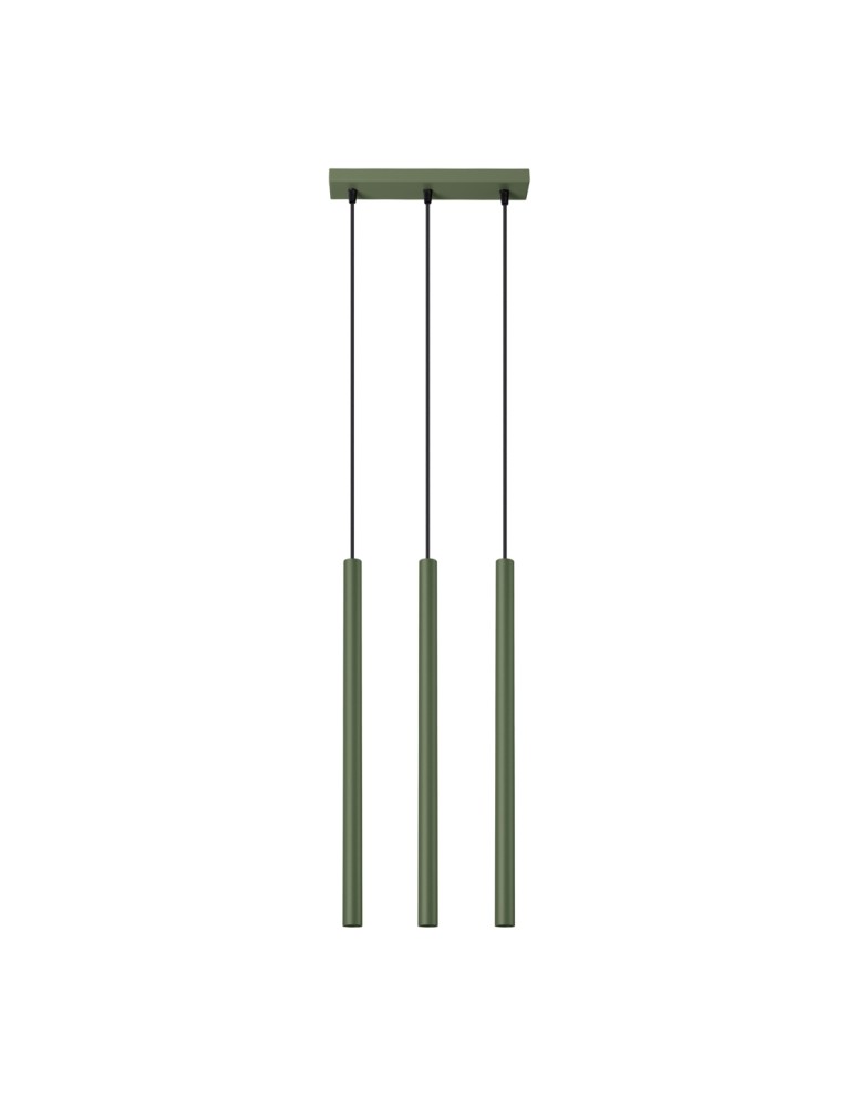 Sollux Lampa wisząca PASTELO 3 zielona oliwka SL.1520