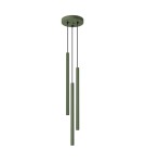 Sollux Lampa wisząca PASTELO 3P zielona oliwka SL.1521 Sollux Lampa wisząca PASTELO 3P zielona oliwka SL.1521