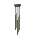 Sollux Lampa wisząca PASTELO 5P zielona oliwka SL.1522 Sollux Lampa wisząca PASTELO 5P zielona oliwka SL.1522