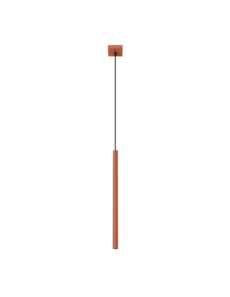 Sollux Lampa wisząca PASTELO 1 ochra czerwona SL.1524 Sollux Lampa wisząca PASTELO 1 ochra czerwona SL.1524